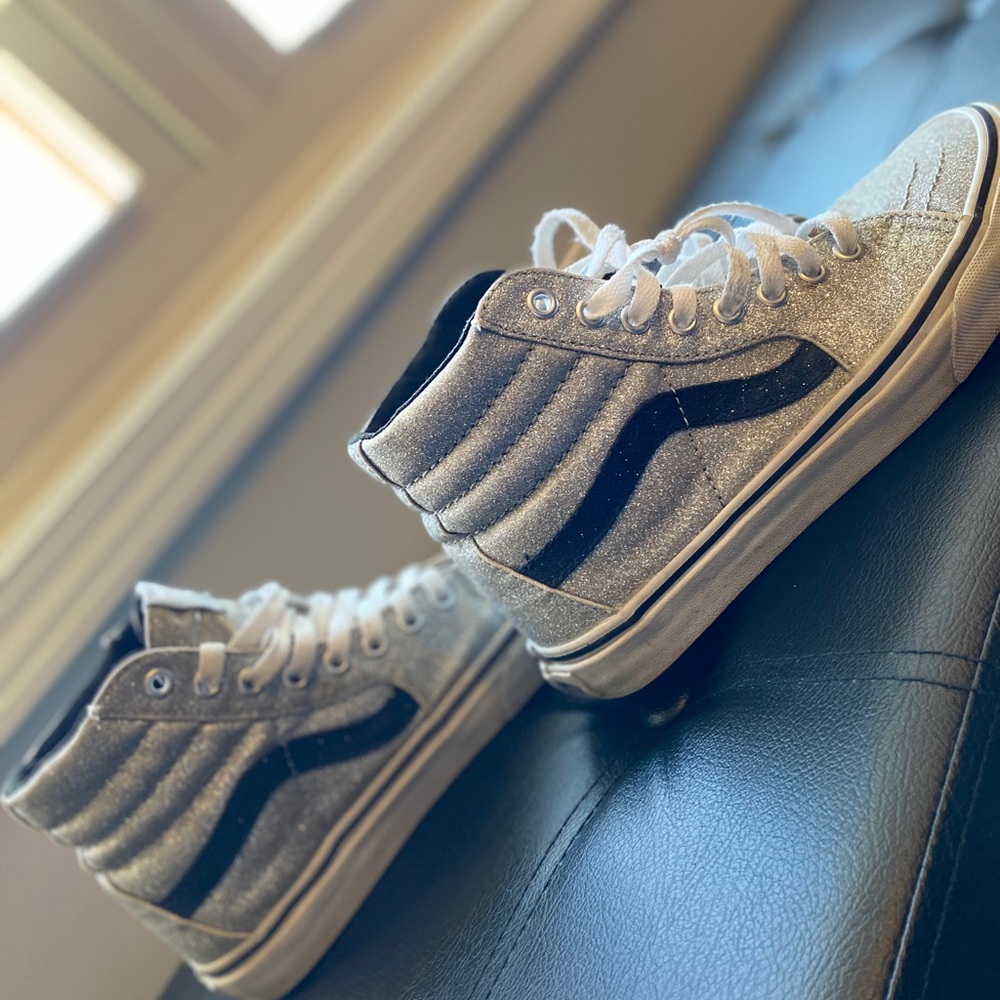Sparkly silver vans - Picture 5 of 5